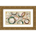 thumbnail image 1 of Nan 14x9 Gold Ornate Wood Framed with Double Matting Museum Art Print Titled - Rings Galore, 1 of 4