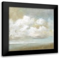 thumbnail image 1 of Nan 15x15 Black Modern Framed Museum Art Print Titled - Cloudscape V, 1 of 5