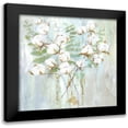 thumbnail image 1 of Nan 15x15 Black Modern Framed Museum Art Print Titled - Contemporary Cotton, 1 of 5