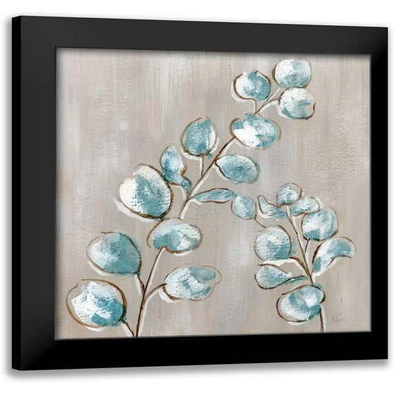 Nan 15x15 Black Modern Framed Museum Art Print Titled - Eucalyptus I