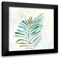 thumbnail image 1 of Nan 15x15 Black Modern Framed Museum Art Print Titled - Tropical Leaf I, 1 of 5