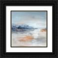 thumbnail image 1 of Nan 15x15 Black Ornate Wood Framed with Double Matting Museum Art Print Titled - Aqua Terra, 1 of 4