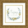 thumbnail image 1 of Nan 15x15 Gold Ornate Wood Framed with Double Matting Museum Art Print Titled - Enjoy the Little Things, 1 of 4