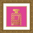 thumbnail image 1 of Nan 15x15 Gold Ornate Wood Framed with Double Matting Museum Art Print Titled - Gold Chic, 1 of 4