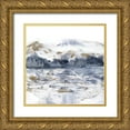 thumbnail image 1 of Nan 15x15 Gold Ornate Wood Framed with Double Matting Museum Art Print Titled - Marblescape, 1 of 4