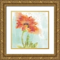 thumbnail image 1 of Nan 15x15 Gold Ornate Wood Framed with Double Matting Museum Art Print Titled - Splash of Summer I, 1 of 4