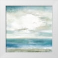 thumbnail image 1 of Nan 15x15 White Modern Wood Framed Museum Art Print Titled - Cloud Light, 1 of 4