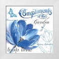 thumbnail image 1 of Nan 15x15 White Modern Wood Framed Museum Art Print Titled - Garden Compliments, 1 of 4