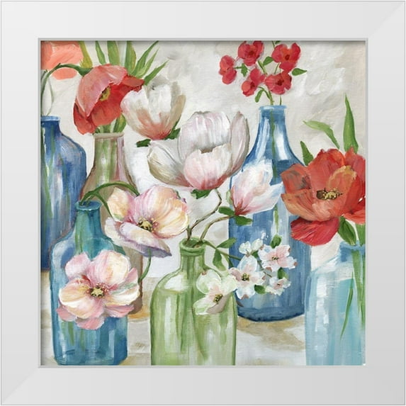 Nan 15x15 White Modern Wood Framed Museum Art Print Titled - Vintage Fresh