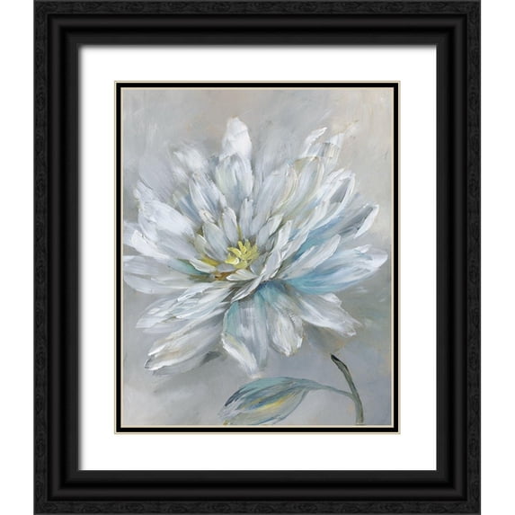 Nan 15x18 Black Ornate Wood Framed with Double Matting Museum Art Print Titled - Simple Flower III