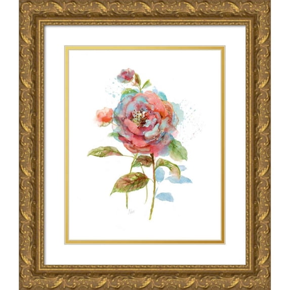 Nan 15x18 Gold Ornate Wood Framed with Double Matting Museum Art Print Titled - Bloomin Cooler
