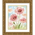 thumbnail image 1 of Nan 15x18 Gold Ornate Wood Framed with Double Matting Museum Art Print Titled - Botanical Blush I, 1 of 4
