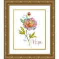 thumbnail image 1 of Nan 15x18 Gold Ornate Wood Framed with Double Matting Museum Art Print Titled - Botanical Hope, 1 of 4