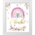 thumbnail image 1 of Nan 15x18 White Modern Wood Framed Museum Art Print Titled - Love and Cherished, 1 of 4