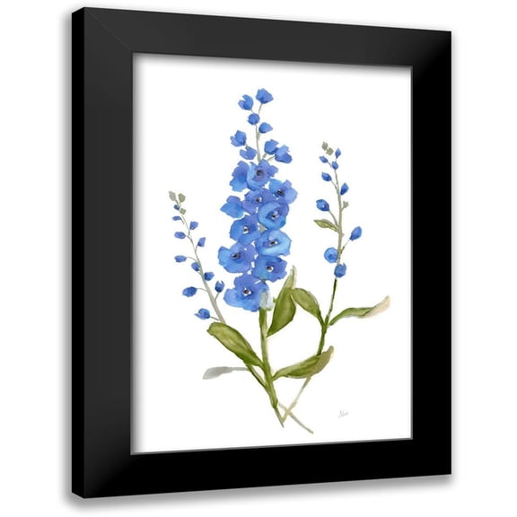 Nan 17x24 Black Modern Framed Museum Art Print Titled - Petite Botanical I