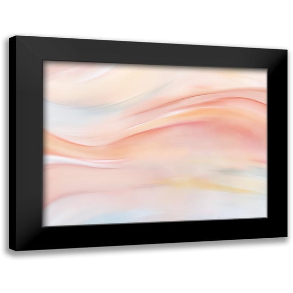 Nan 18x15 Black Modern Framed Museum Art Print Titled - Soft Harmony
