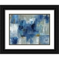 thumbnail image 1 of Nan 18x15 Black Ornate Wood Framed with Double Matting Museum Art Print Titled - Blue Morning, 1 of 4