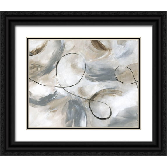 Nan 18x15 Black Ornate Wood Framed with Double Matting Museum Art Print Titled - Staccato