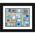 thumbnail image 1 of Nan 18x15 Black Ornate Wood Framed with Double Matting Museum Art Print Titled - Variation on Greek Key II, 1 of 4