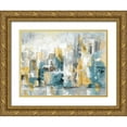 thumbnail image 1 of Nan 18x15 Gold Ornate Wood Framed with Double Matting Museum Art Print Titled - City Views I, 1 of 4