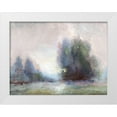 thumbnail image 1 of Nan 18x15 White Modern Wood Framed Museum Art Print Titled - Lavender Spring, 1 of 4