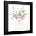 thumbnail image 1 of Nan 19x24 Black Modern Framed Museum Art Print Titled - Whimsical Wildflowers I, 1 of 5