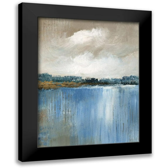 Nan 19x24 Black Modern Framed Museum Art Print Titled - Wind and Water