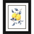 thumbnail image 1 of Nan 19x24 Black Ornate Wood Framed with Double Matting Museum Art Print Titled - Odyssey Lemons I, 1 of 4