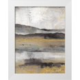 thumbnail image 1 of Nan 19x24 White Modern Wood Framed Museum Art Print Titled - Rolling Hills Detail II, 1 of 4