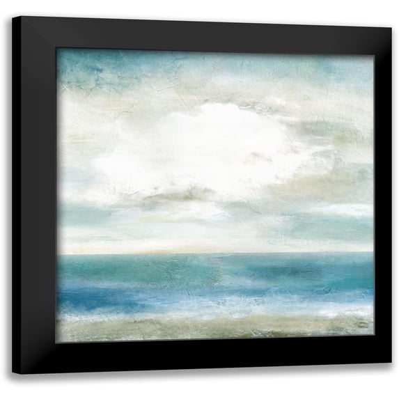 Nan 20x20 Black Modern Framed Museum Art Print Titled - Cloud Light