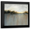 thumbnail image 1 of Nan 20x20 Black Modern Framed Museum Art Print Titled - Rainy Sunset I, 1 of 5