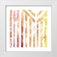 thumbnail image 1 of Nan 20x20 White Modern Wood Framed Museum Art Print Titled - Linear Kaleidoscope IV, 1 of 4