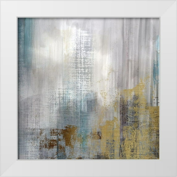Nan 20x20 White Modern Wood Framed Museum Art Print Titled - Misty Sky I