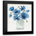 thumbnail image 1 of Nan 20x24 Black Modern Framed Museum Art Print Titled - Wildflower Bouquet II, 1 of 5