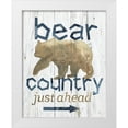 thumbnail image 1 of Nan 20x24 White Modern Wood Framed Museum Art Print Titled - Bear Country, 1 of 4