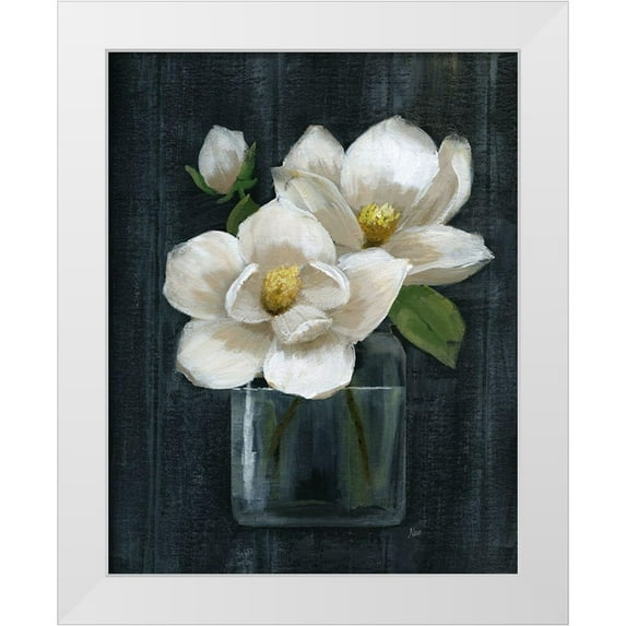 Nan 20x24 White Modern Wood Framed Museum Art Print Titled - Chalkboard Beauty I