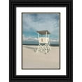 thumbnail image 1 of Nan 23x32 Black Ornate Wood Framed with Double Matting Museum Art Print Titled - Sitting High, 1 of 4