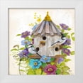 thumbnail image 1 of Nan 26x26 White Modern Wood Framed Museum Art Print Titled - Chickadees, 1 of 4