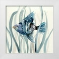 thumbnail image 1 of Nan 26x26 White Modern Wood Framed Museum Art Print Titled - Fish in Seagrass II, 1 of 4