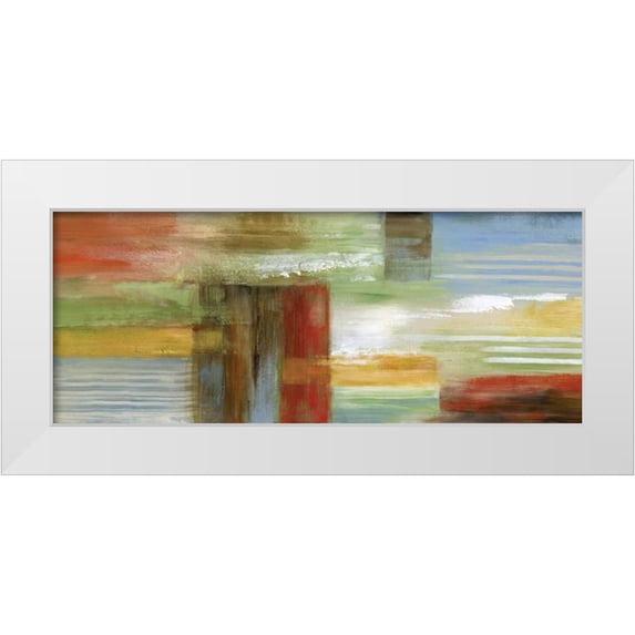 Nan 32x15 White Modern Wood Framed Museum Art Print Titled - Penny Lane