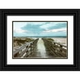 thumbnail image 1 of Nan 32x23 Black Ornate Wood Framed with Double Matting Museum Art Print Titled - Happy Place, 1 of 4