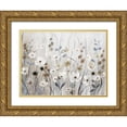 thumbnail image 1 of Nan 32x25 Gold Ornate Wood Framed with Double Matting Museum Art Print Titled - Misty Meadow Field, 1 of 4