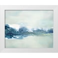 thumbnail image 1 of Nan 32x26 White Modern Wood Framed Museum Art Print Titled - Clearing Mist, 1 of 4