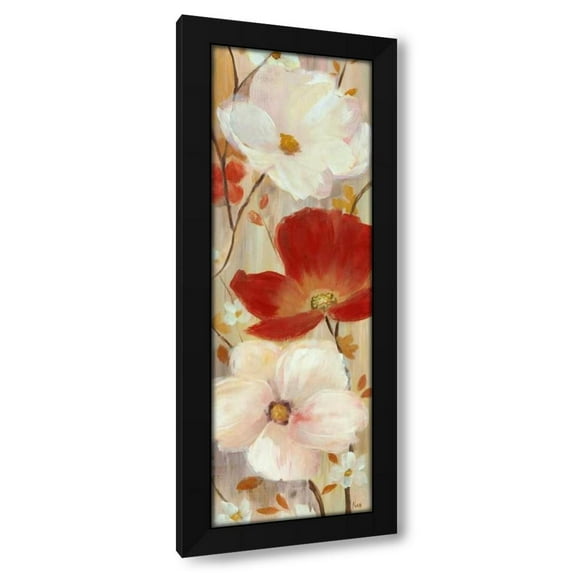 Nan 7x14 Black Modern Wood Framed Wall Art Titled - Delicate Scent II