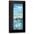 thumbnail image 1 of Nan 7x14 Black Modern Framed Museum Art Print Titled - Evening Bay I, 1 of 5