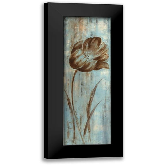 Nan 7x14 Black Modern Framed Museum Art Print Titled - Mays Arrival I