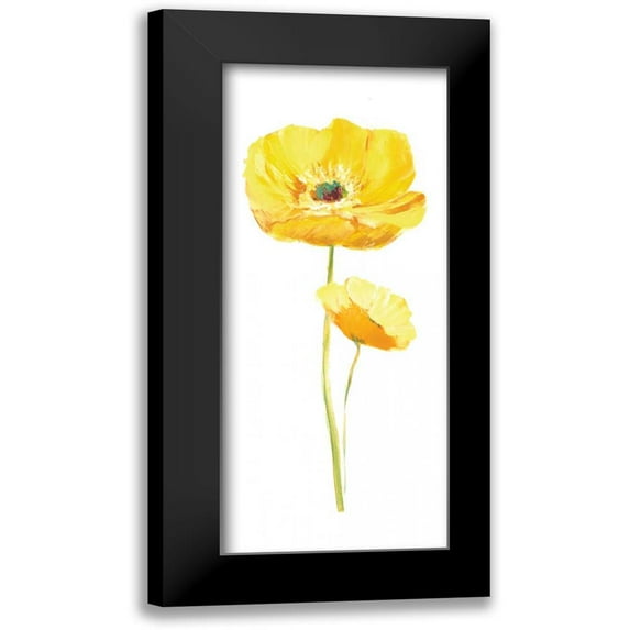 Nan 8x14 Black Modern Framed Museum Art Print Titled - Poppy Pop III