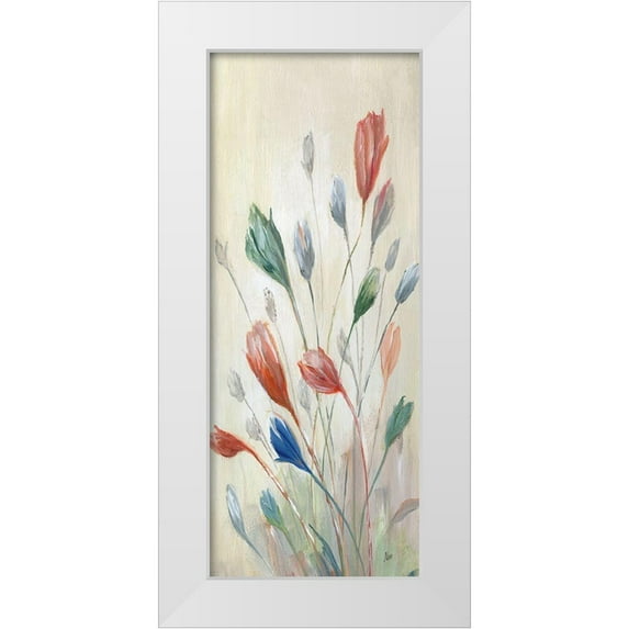 Nan 8x14 White Modern Wood Framed Museum Art Print Titled - Afternoon Aire II