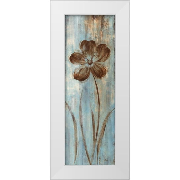 Nan 9x18 White Modern Wood Framed Museum Art Print Titled - Mays Arrival II