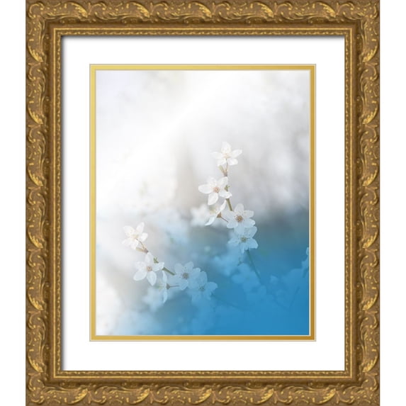 Nan, Juliana 26x31 Gold Ornate Wood Framed with Double Matting Museum Art Print Titled - Secret Melody..